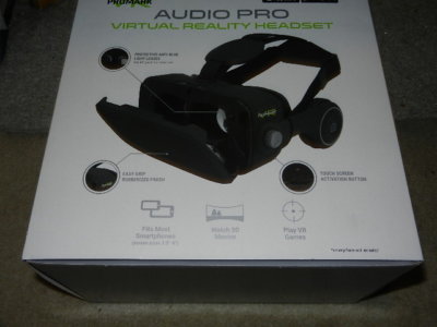 new Promark Audio Pro VR Virtual Reality Headset Goggles black pro mark head set