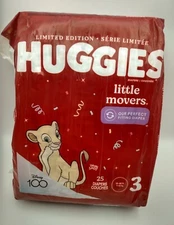 Huggies Little Movers Disney Lion King Limited Edition Size 3 25 Pack