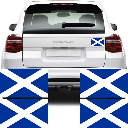 4x Scotland Flag Car Van Stickers (GB Scottish Bike Decal Graphics) eBay