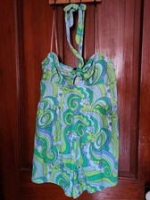 Wild Fable Terry Cloth Floral Romper Juniors Large Beach Loungerwear Jumpsuit