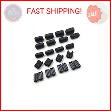 20 Pcs Snap on Ferrite Core Cord Ring RFI EMI Noise Filter Suppressor Cable Clip