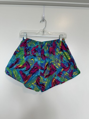 Vintage Dolfin Swim Trunks Mens Size M - Abstract Multicolor Made in USA - READ - Picture 2 of 18