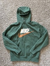 Nike Sportswear Club Fleece Men's Hoodie Pullover Green, Size Men  s Small