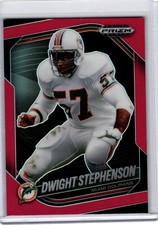 2025 Panini Prizm Black #82 Dwight Stephenson Prizms Red #/299