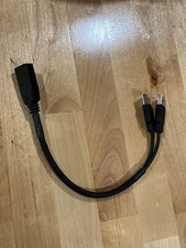 USB Splitter 1 in 2 Out, Dual Port Extender Hub 2 Male to 1 Female