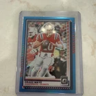 2025 Panini Donruss Optic Drake Maye Neon Blue Prizm #47 /399