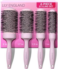 Lily England Round Blow Dry Brush Set For Women - Perfect For Voluminous