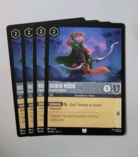 4x Disney Lorcana TCG - Fabled: Robin Hood 184/204 - Uncommon - Near Mint