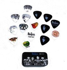 Beatles Guitar 15 Picks Signature Series Sgt. Peppers Planet Waves Pick Tin