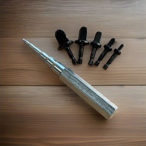 6pcs HVAC AC Tube Flaring Swaging Punch 1/4” ~ 3/4” Pipe Expanding Tool Set