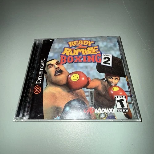 Ready Rumble Boxing Round 2 (Sega Dreamcast 2000) Complete CIB ~ Tested & Works