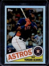 2020 Topps Chrome Yordan Alvarez 1985 Baseball RC Rookie #85TC-4 Astros