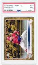Juan Soto Washington Nationals '22 Topps Gilded Collection #143 54/99 PSA 9 Card