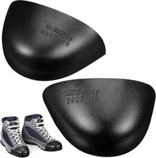 Veemoon 1 Pair Steel Toe Guard Cover Safety Toe Caps Work Shoe Toe Inserts Metal