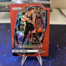 2024 Panini Prizm WNBA Brittney Griner Red Prizm #/299 Mercury Dream #113