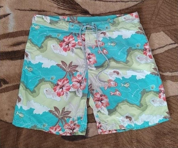 Men Vilebrequin Shorts Turquoise 38 / XL / 52