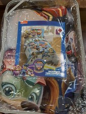 Nickelodeon Paw Patrol Mighty Movie Microfiber Twin Reversible Comforter 64"x86"