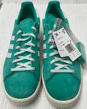Size 10 - adidas Campus Vulc Green White