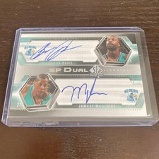 Baron Davis & Jamaal Magloire Dual Sign Card