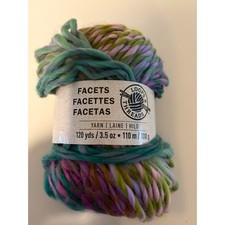Loops & Threads Facets Yarn Multicolor Green ...