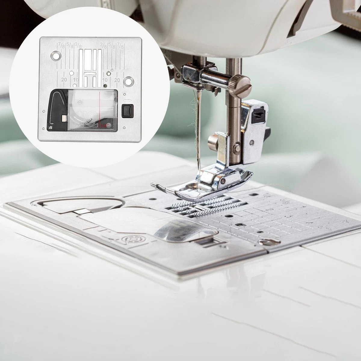 Placca dell'ago per macchina da cucire di tipo domestico, compatibile con Singer 502, 507, 509, 513 ed altre ancora