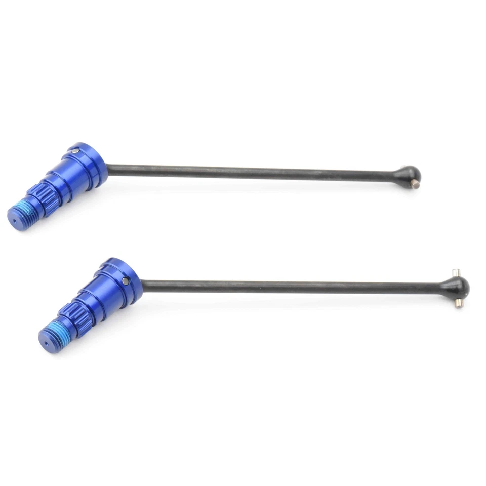 Fits Traxxas 1/5 8s X-Maxx Front or Rear Steel HD Driveshaft Blue Stub Axle CVD - Image 4 of 4