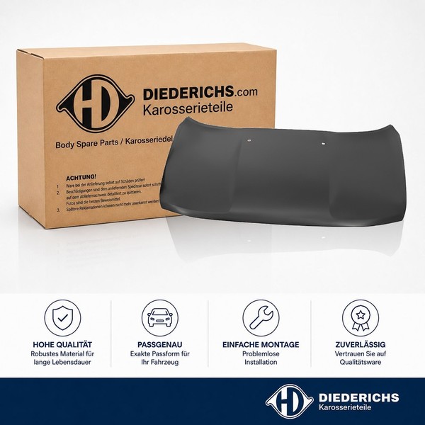 Motorhaube Diederichs 2660000 FÜR Jeep Haube Motorraumhaube-image