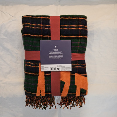 LIMITED EDITION - Rowing Blazers Plaid Throw Blanket NEW IN PACKAGE 50 x 60 in