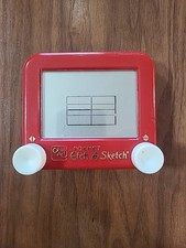 Ohio Art Pocket Mini Etch A Sketch Toy 4 in. x 3.75 in. Tested and works Great