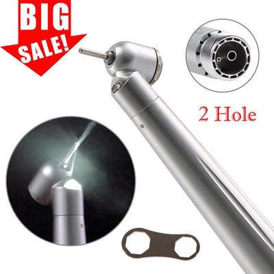 Dental 45° 45Degree Surgical High Speed Handpiece LED E-generator for NSK 2 Hole