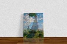 Claude Monet "Woman with a Parasol" Canvas Print Wall Art Home Decor