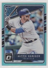 2017 Donruss Optic Rated Rookies Aqua Prizm /299 Mitch Haniger #64 Rookie RC fl4