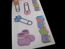 Creative Memories Lot of Stickers,& Jolee's Boutique Baby Girl, Baby Girl