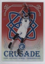 2016-17 Panini Excalibur Crusade Red 55/99 Karl-Anthony Towns #15 7m4