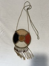 vintage leather native american style purse
