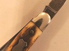 Vintage Schrade Walden USA Delrin/Bone Stockman 3 Blade Knife — photo 3