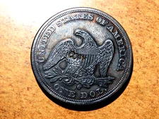 1859-O Silver Dollar Replica Looks Scarily Unbelievably Genuine MUST SEE! D13