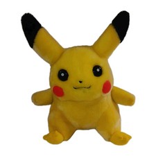 Vintage Pikachu Plush 1998 Pokemon 6” Nintendo Hasbro #25