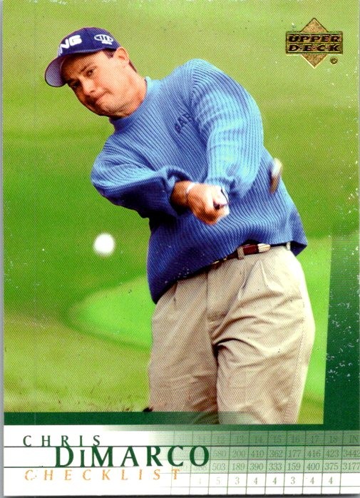 2001 Upper Deck Golf CHRIS DIMARCO #199 EX