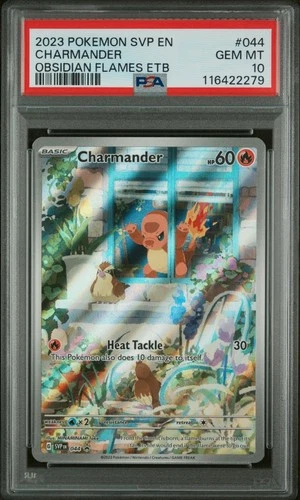 2023 POKEMON SVP EN-SV BLACK STAR PROMO #044 CHARMANDER PSA 10
