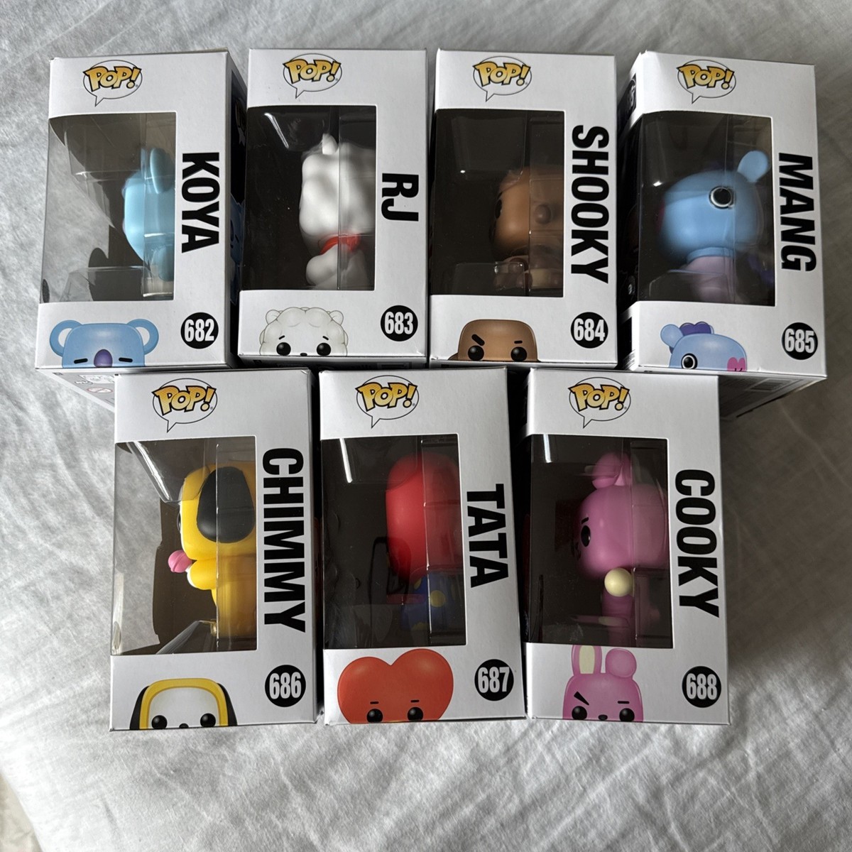 BTS BT21 Funko Pop! Exclusive Complete Set of 7 New | eBay
