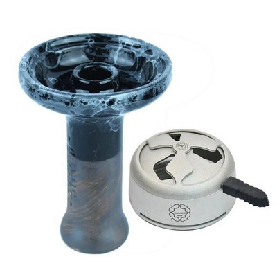 Color Glaze Shisha Bowl Keramik Tabakkopf Wärmemanagementsystem Oblako