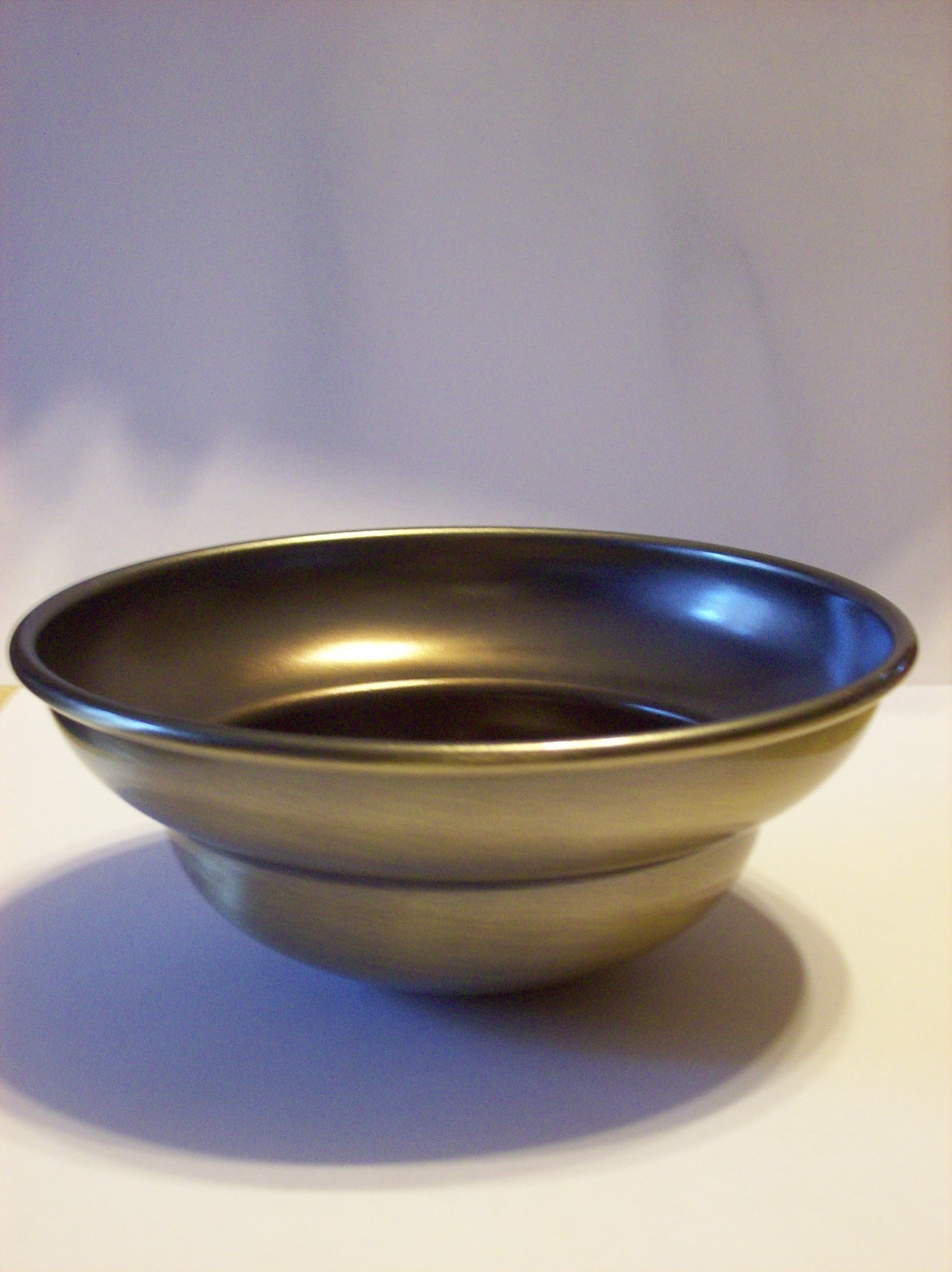 ANTIQUE BRASS PLATED CEILING CANOPY WITH LOOP FOR LIGHT FIXTURES 54677J