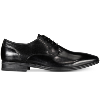 Kenneth Cole Reaction Men's Min Plain-Toe Oxfords Black Size