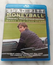 Blu Ray Disc Money Ball Brad Pitt Based True Story Oakland A's PS Hoffman J Hill
