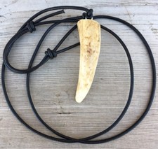 Deer Antler Tip Necklace