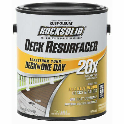 Rust Oleum 300081 Rocksolid 20x Deck Resurfacer 1gal For Sale
