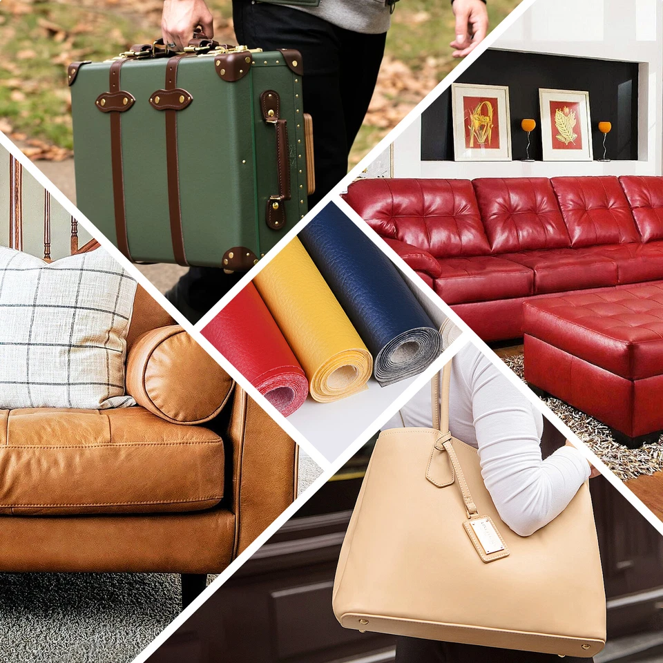 Marine Vinyl Fabric Faux Leather Boat Auto Furniture Upholstery Repair 54" Wide - Image 2 of 4