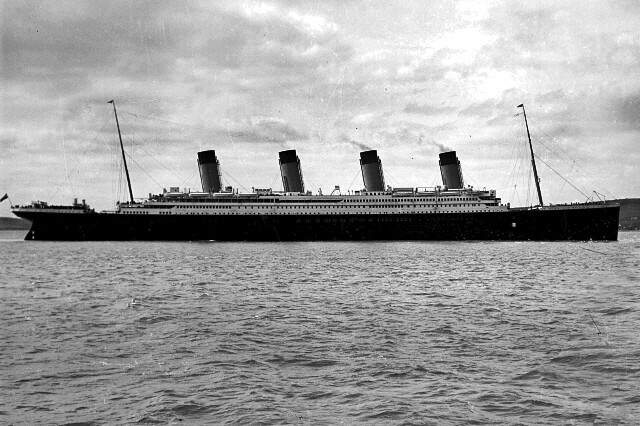 New Photo: Side View of RMS TITANIC Ship, Ill-Fated Ocean