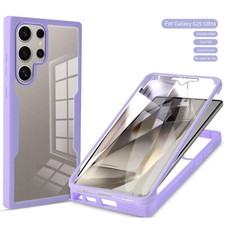 For Samsung Galaxy S26 S25 Ultra S24 S23 S22 Full Body Clear Case Screen Saver